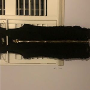 Versace front zip dress with medusa zipper